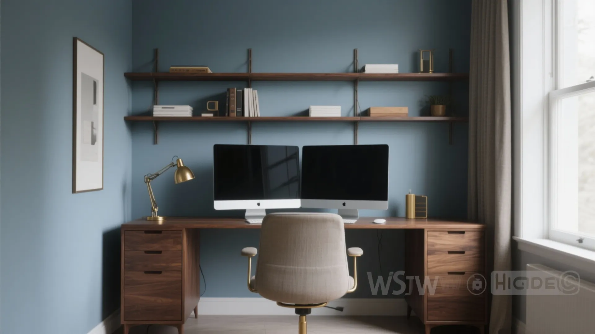 Tip 3: Dusty blue for calm clarity