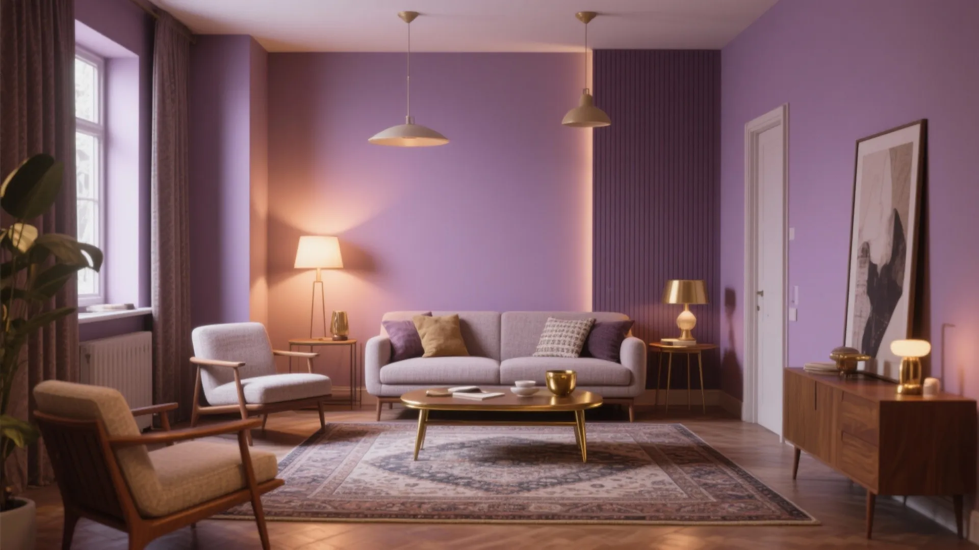 2. Dusty Mauve for a Chic Vintage Vibe