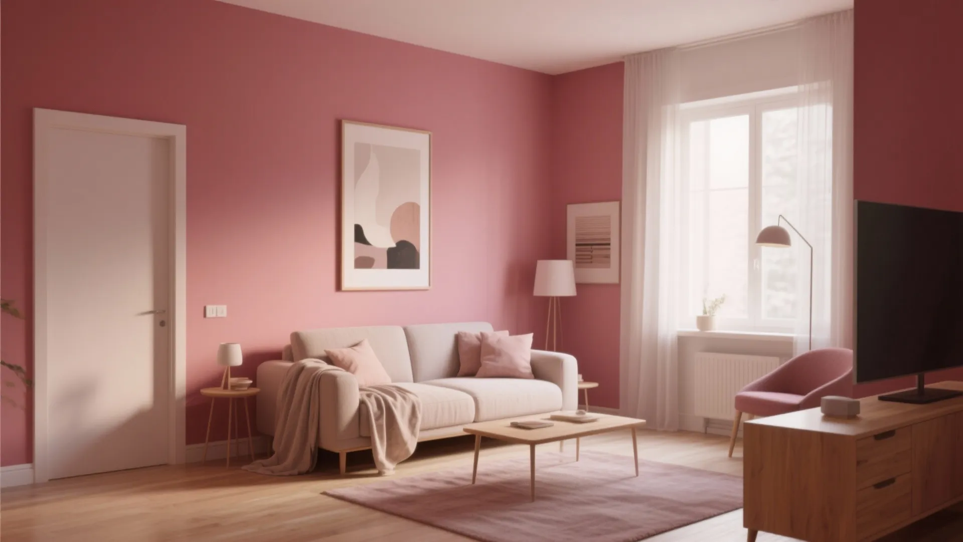 4. Dusty Rose-Red — Subtle & Stylish