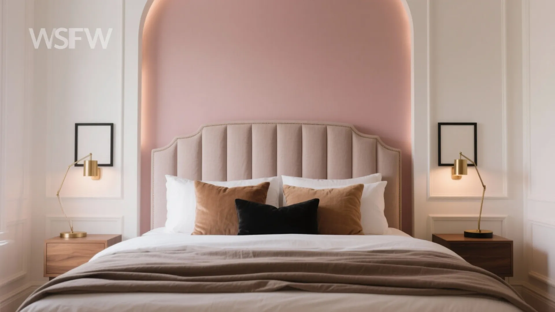 Dusty Rose Accent Wall