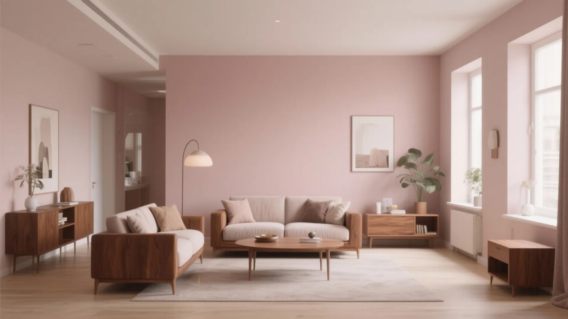 Dusty Rose-Beige Blend