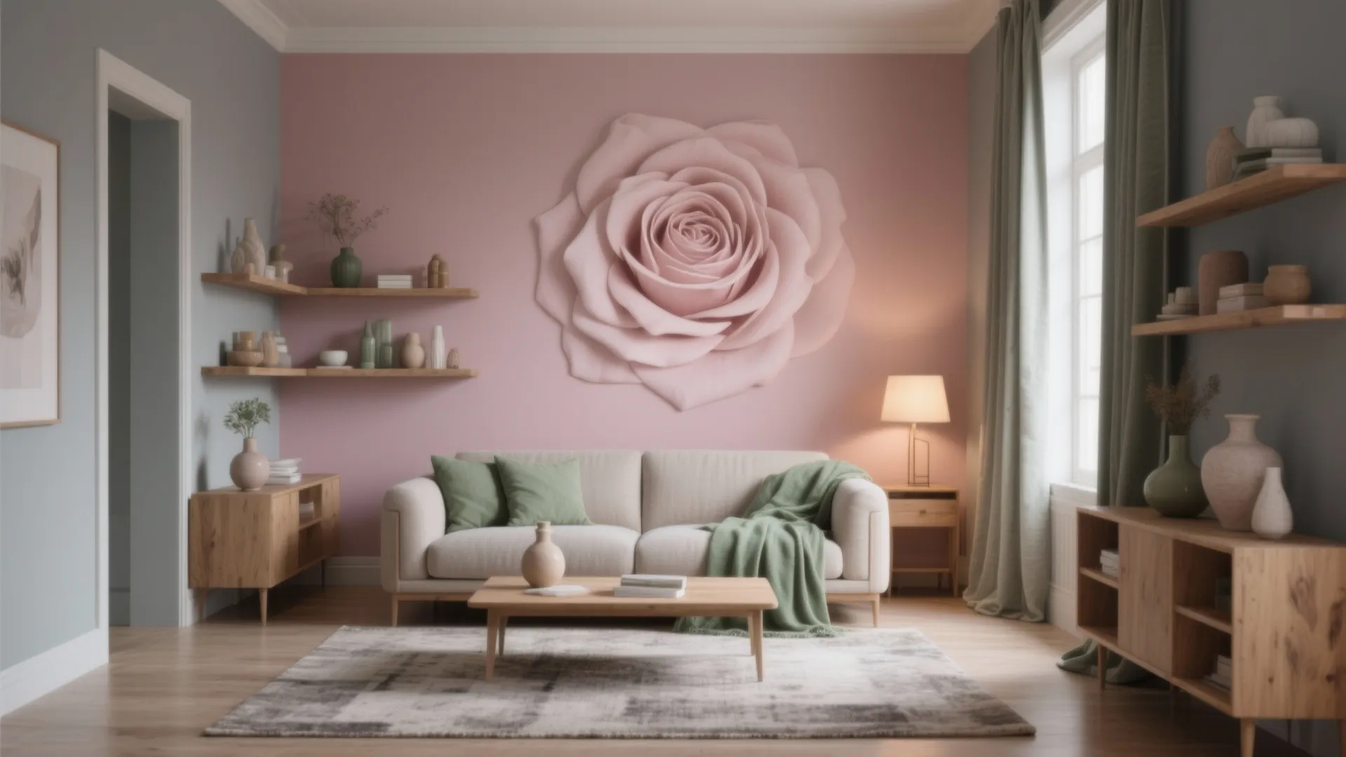 Dusty Rose + Dove Grey Harmony