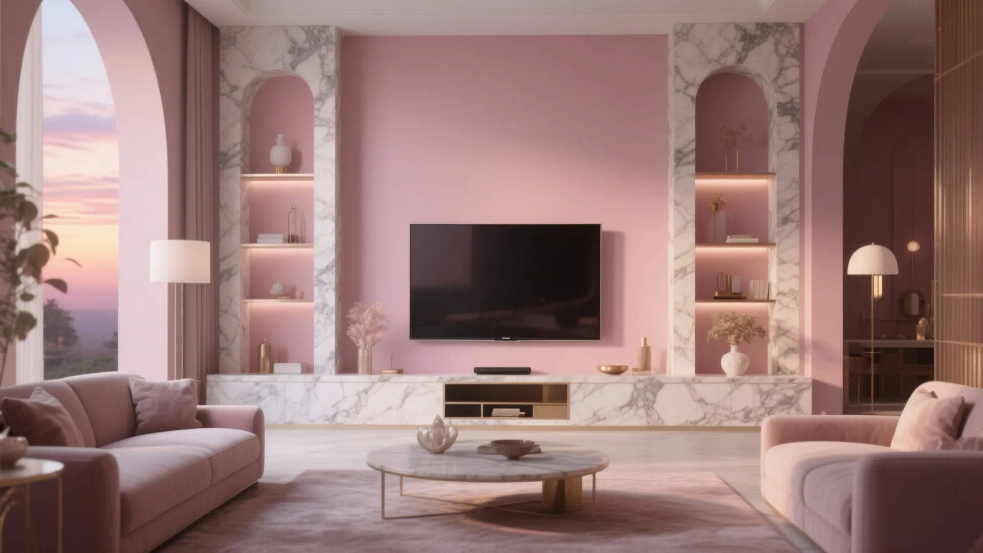 8. Dusty Rose Sophistication