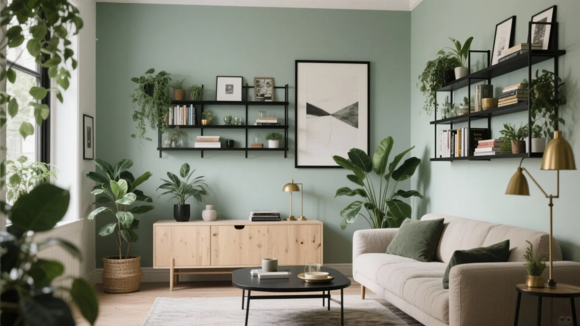 2) Dusty Sage and Olive for Calm, Collected Character