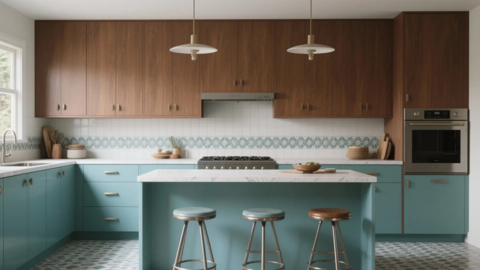 4. Soft Blues and Dusty Teals