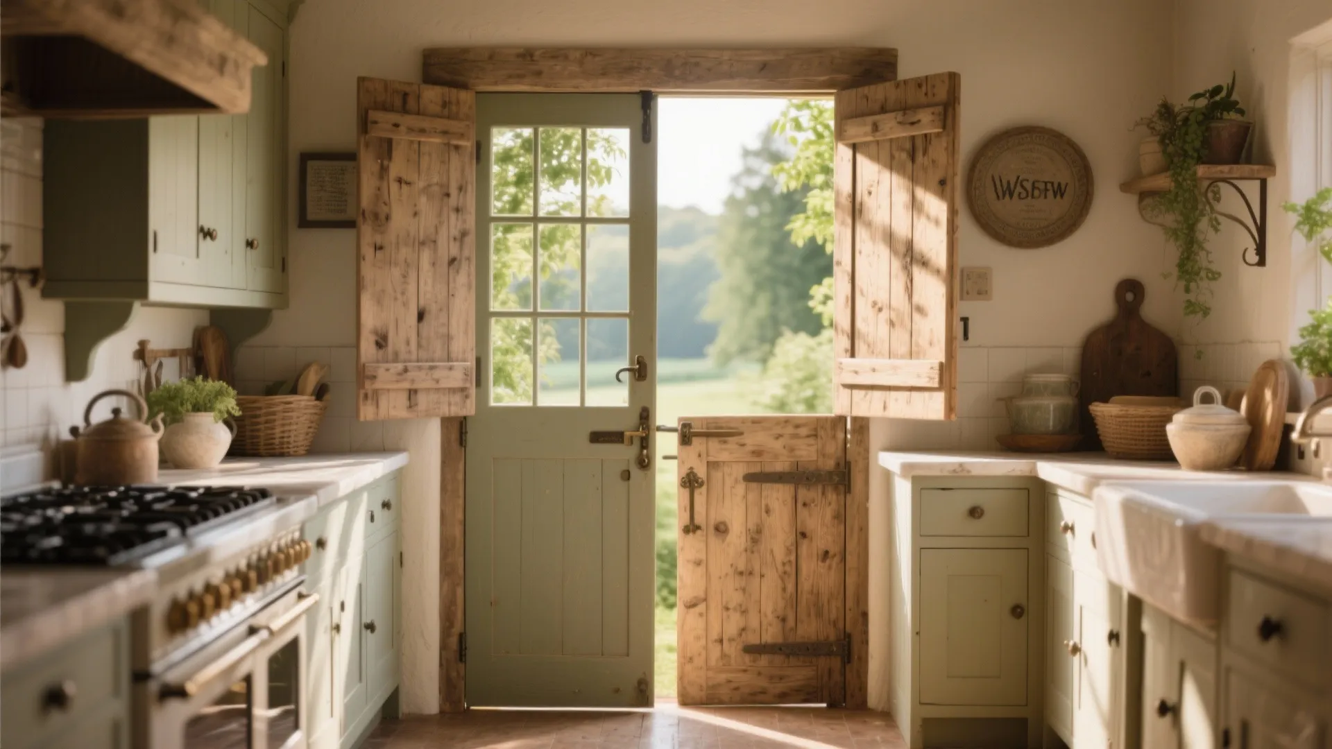 3. Dutch-style swing for ventilation and charm