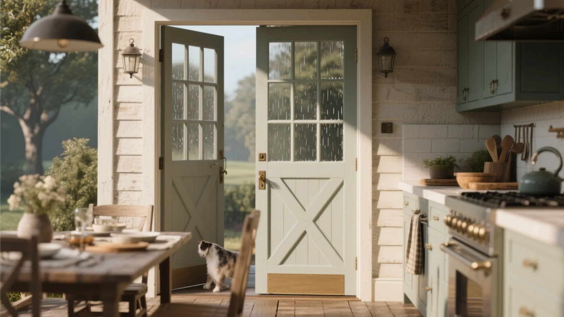 3. Dutch doors for versatile control