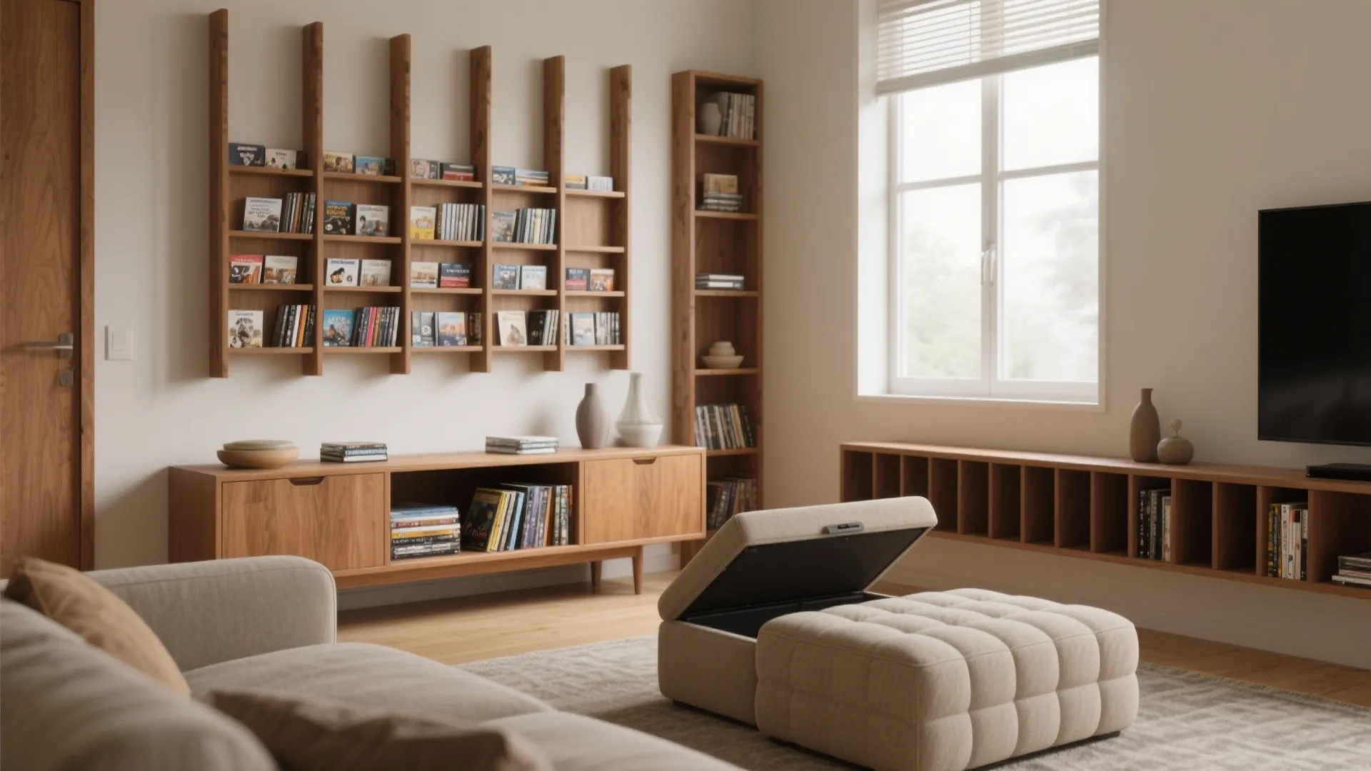 DVD Storage Ideas — 5 Small Space Solutions: Creative, practical DVD storage ideas for small spaces from a designer with 10+ years of experience