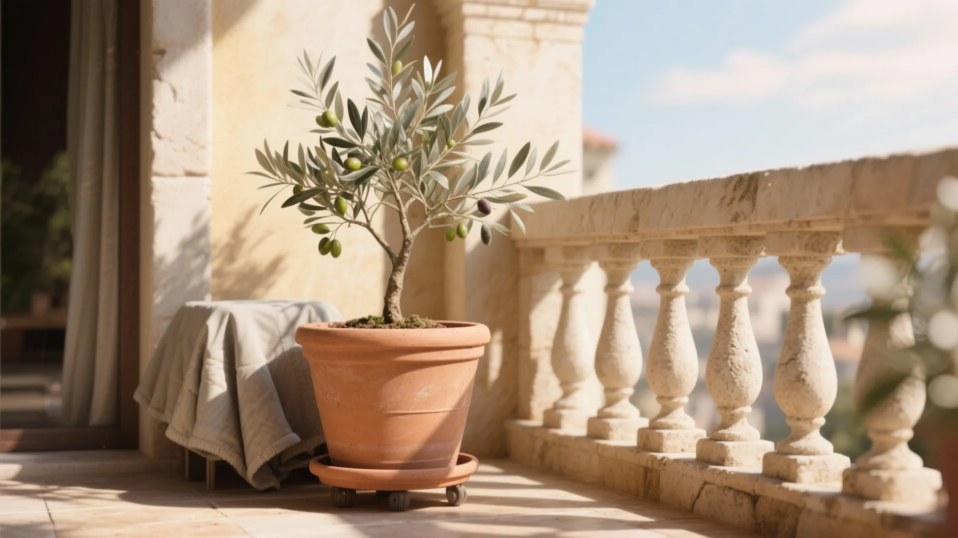 Dwarf Olive or Potted Olive Varieties (Olea europaea 'Little Ollie' and similar)