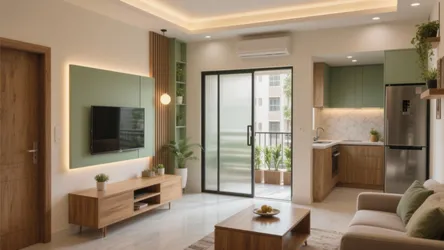 5 Design Ideas for a 2 BHK Flat in Dwarka, Delhi