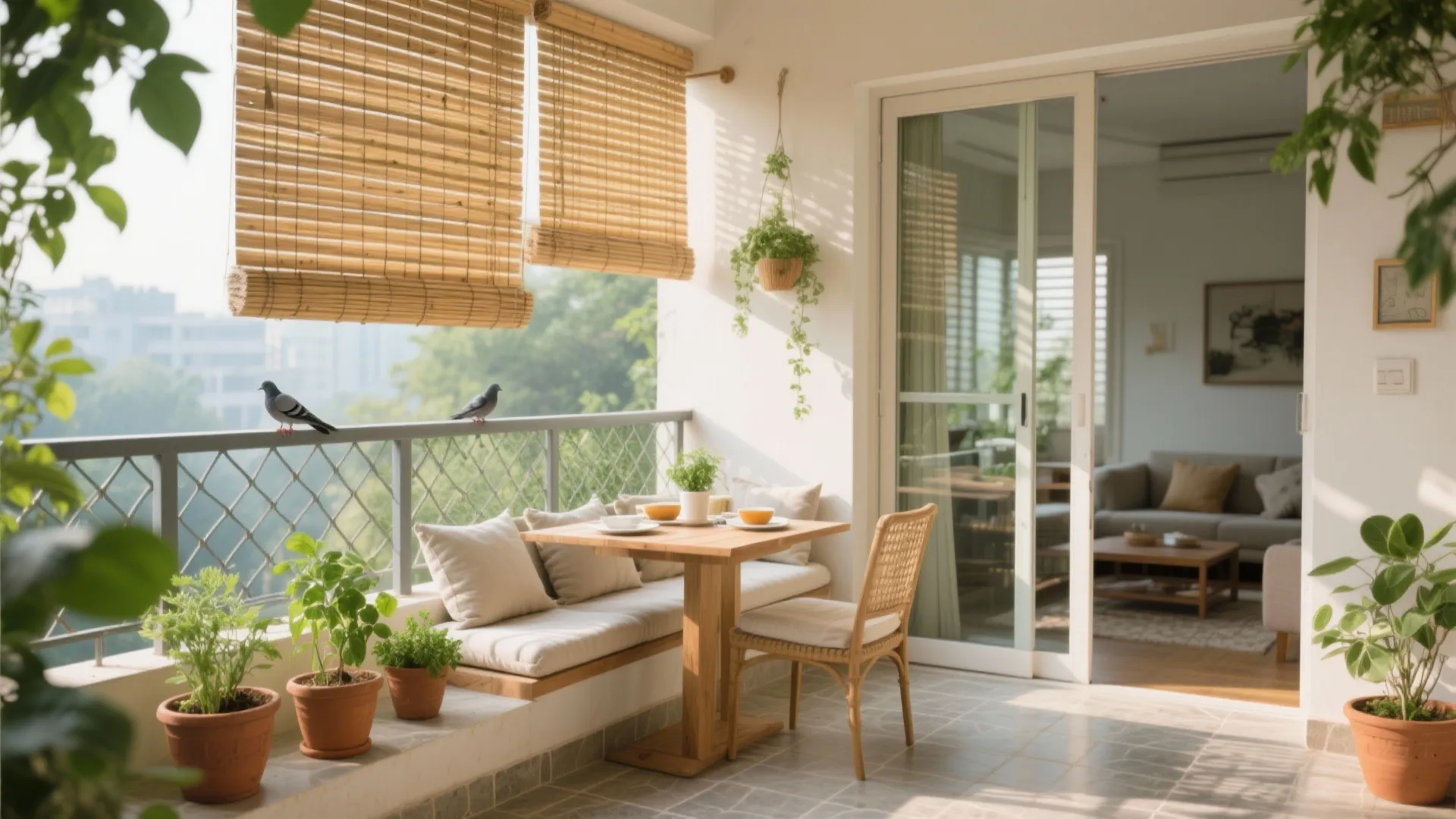 4) Balcony + Light Strategy for Delhi Heat