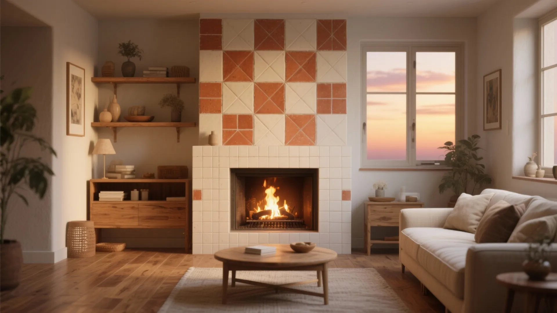 Earth-Toned Quilts for Cozy Rooms