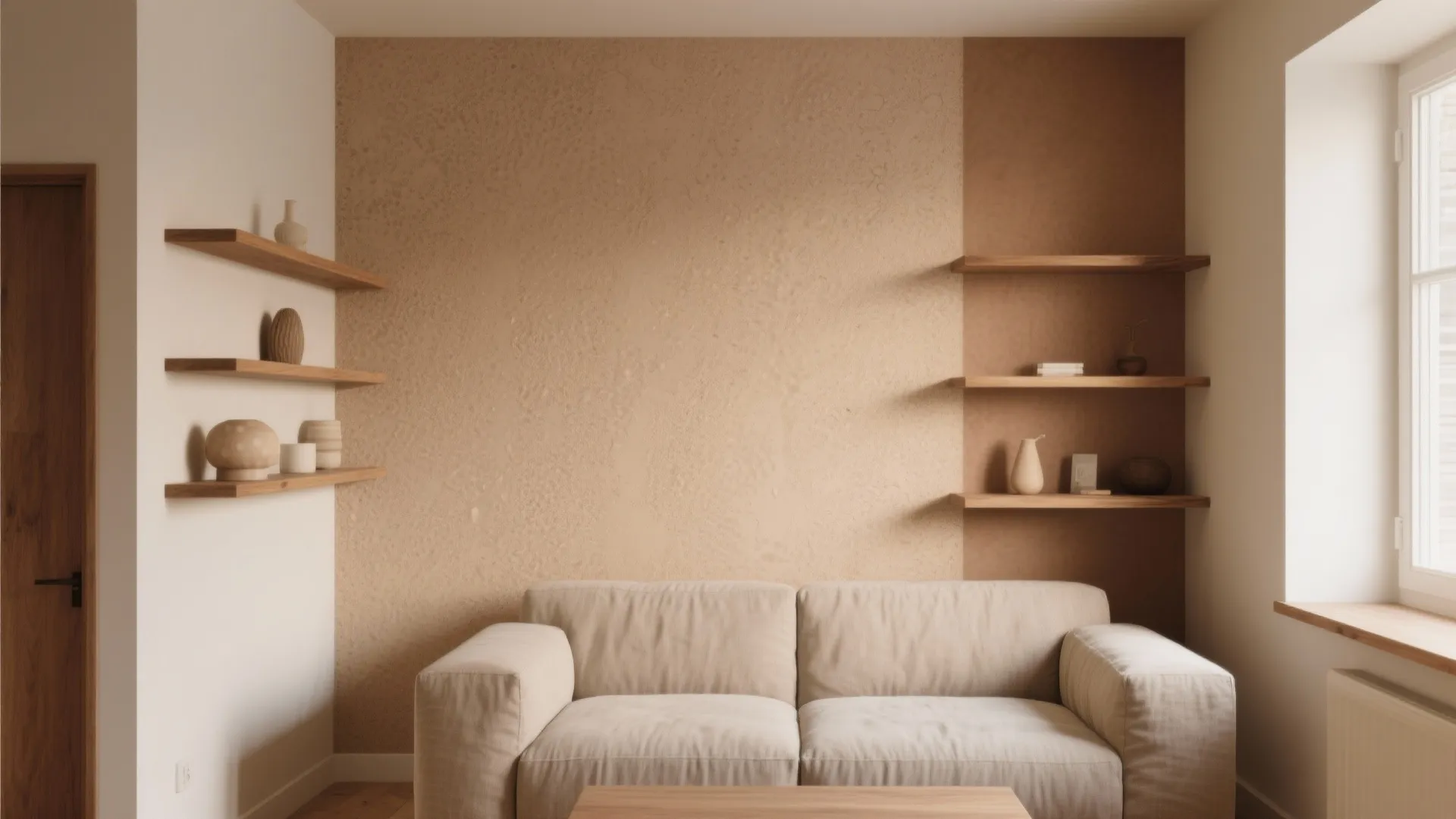 Warm Earth Tones with Subtle Texture