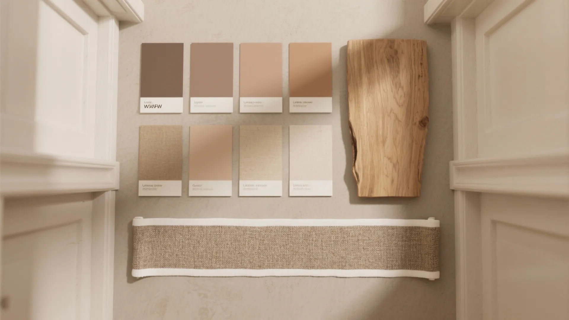 Warm Earth Tones and Texture Layering