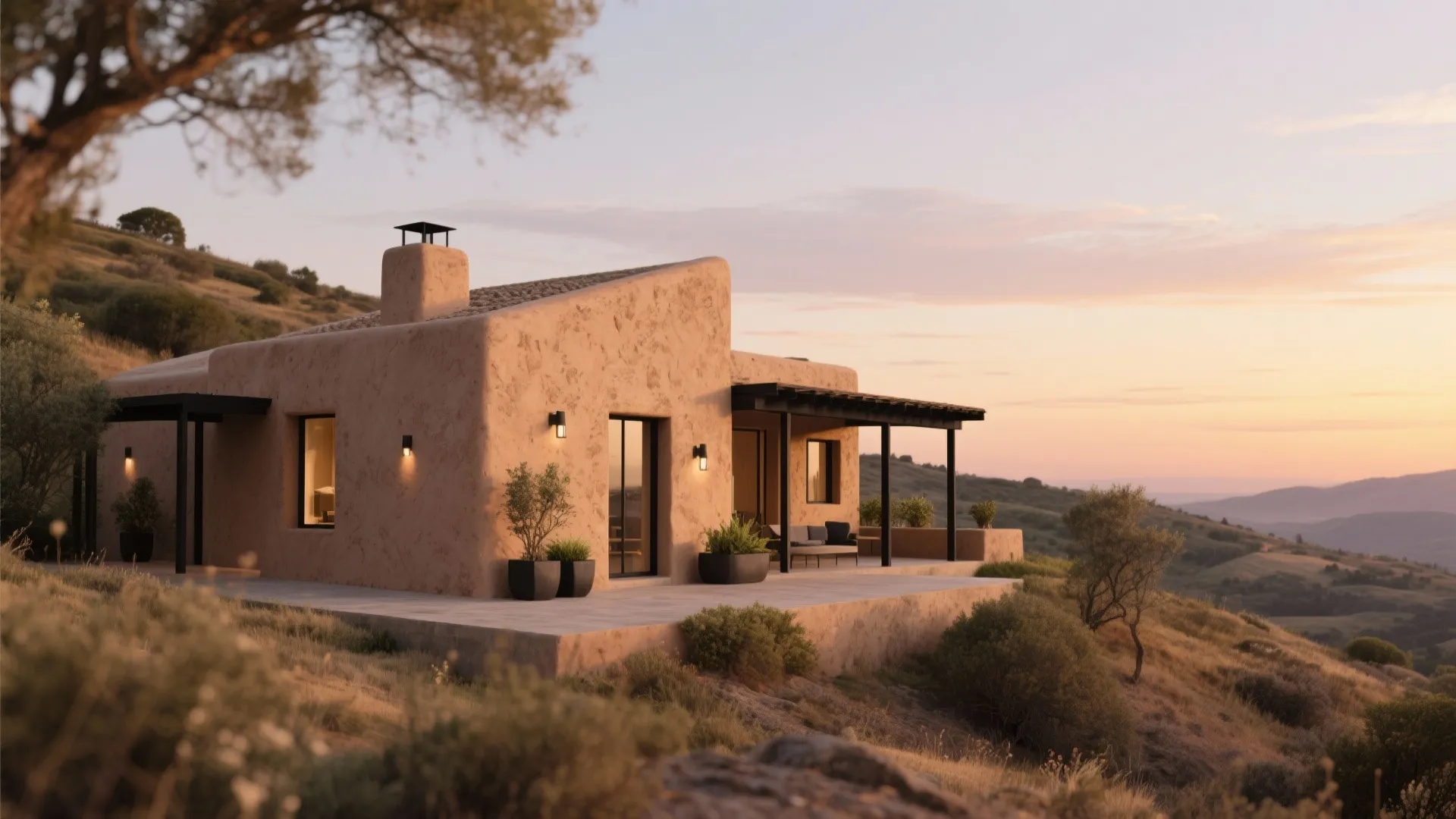 Textured earth-tone warmth