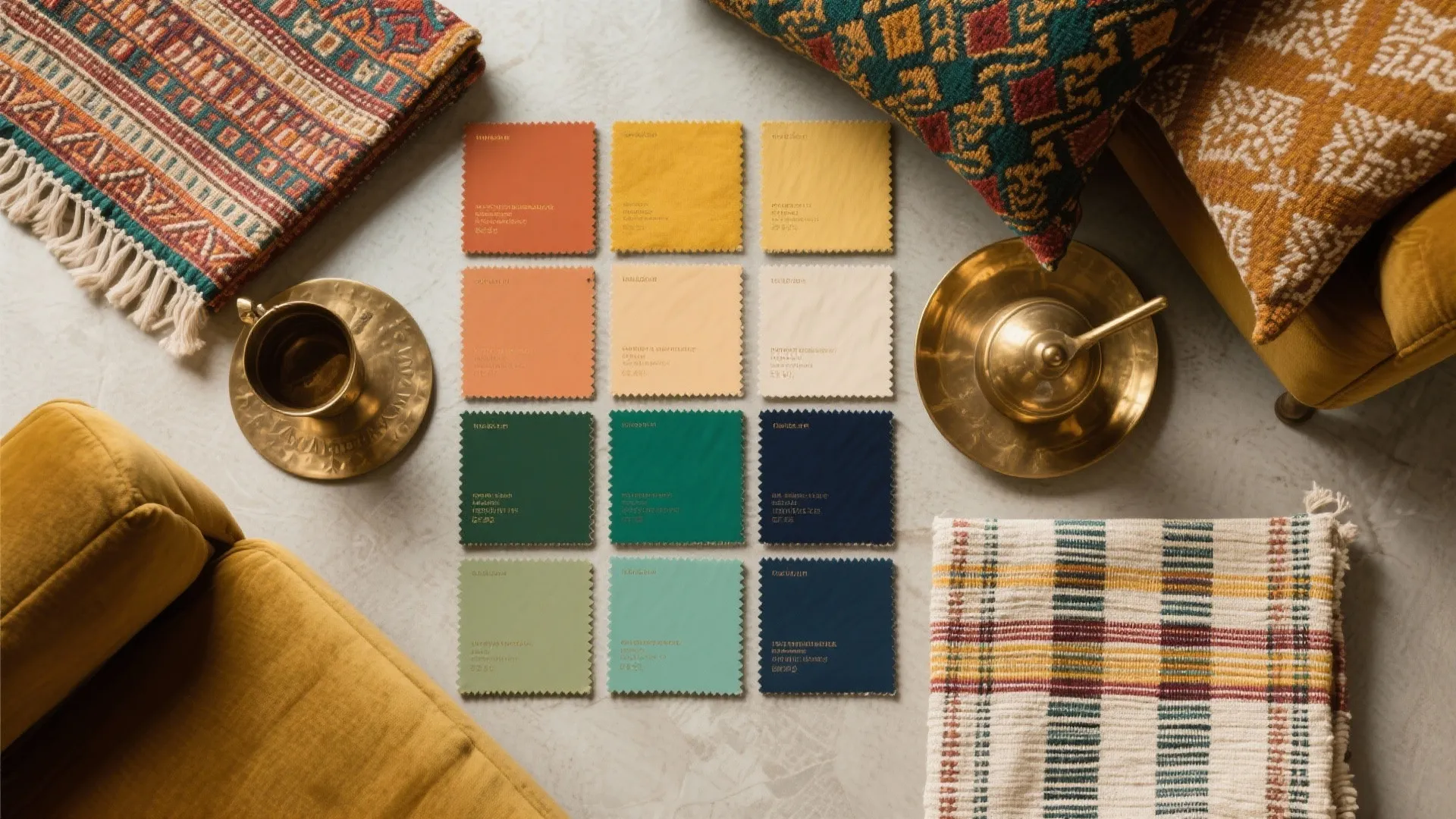 2. Earthy Colour Palettes with a Twist