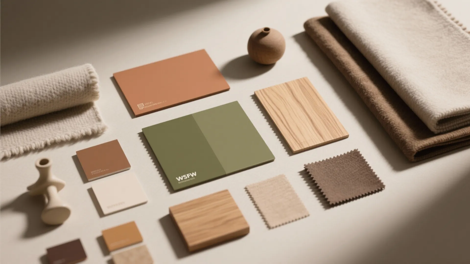 3. Earthy color grounding