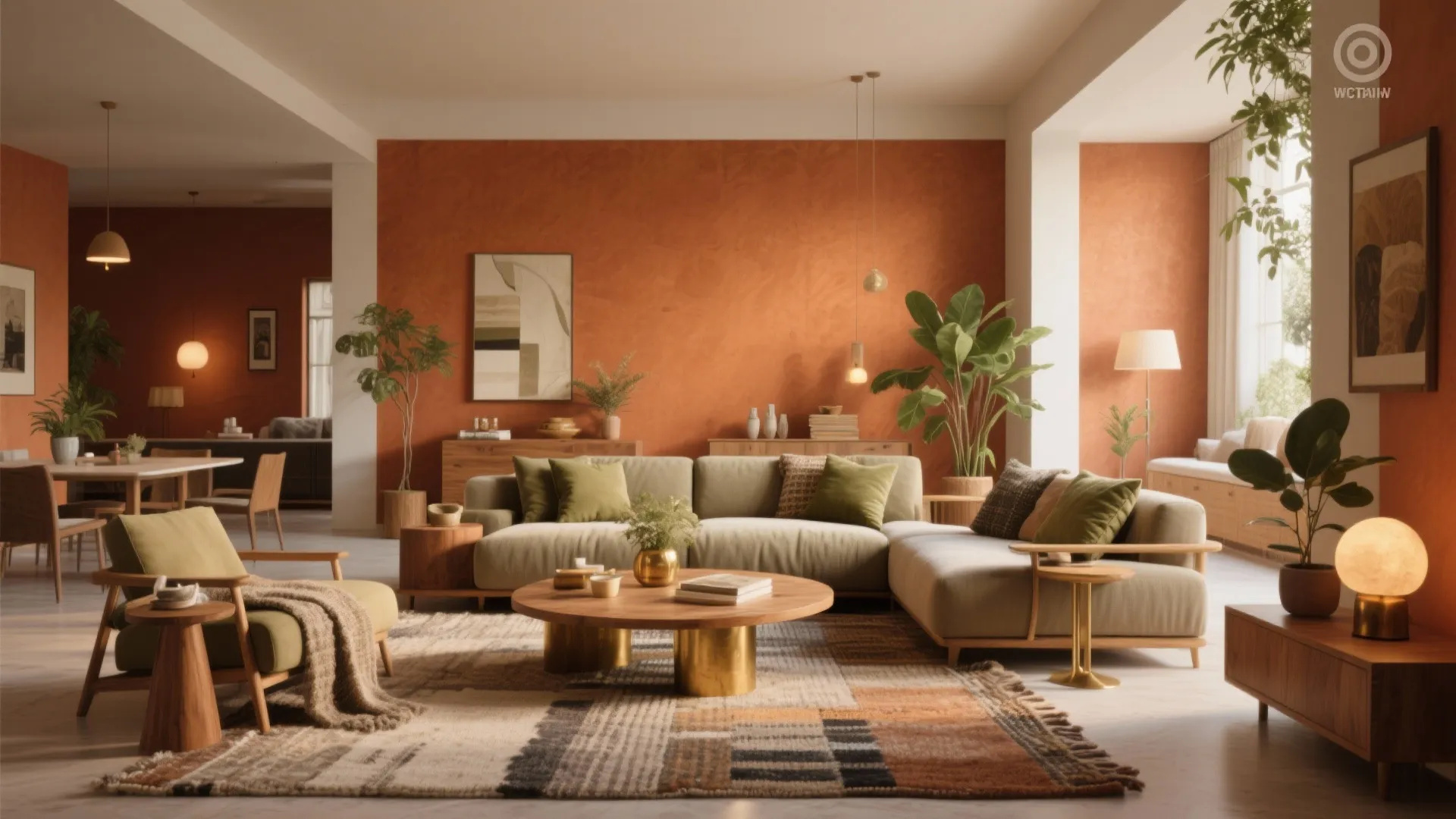 4. Warm Earth Tones for a Cozy Feel