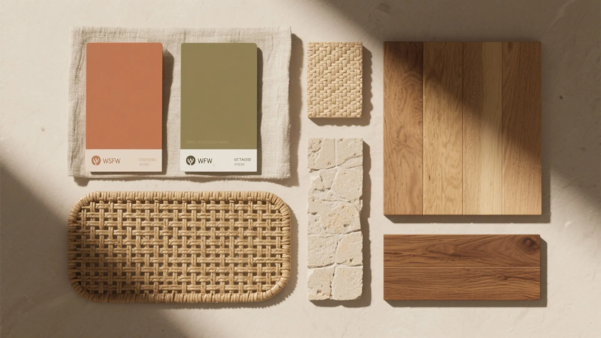 Earthy Palette with Natural Textures