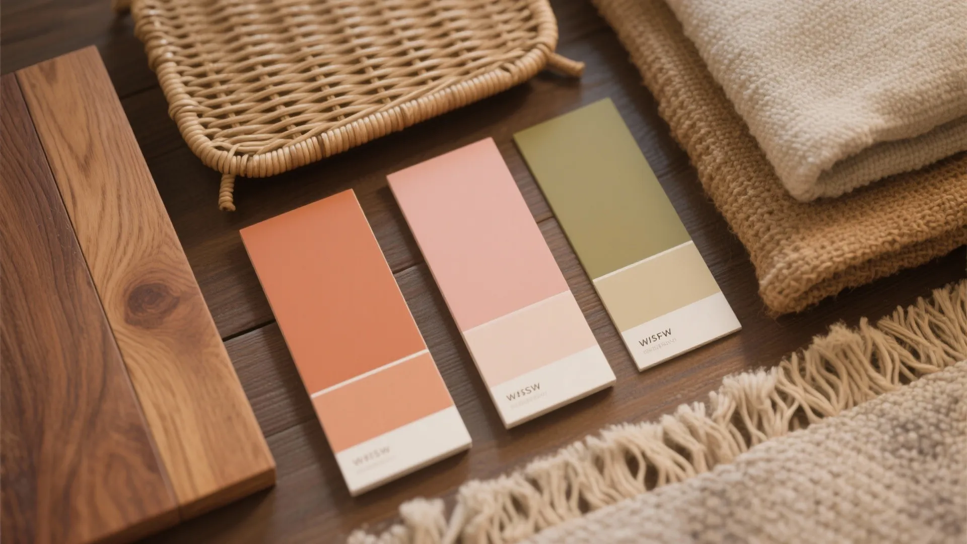 Earthy Tones with Warm Wood for Instant Coziness