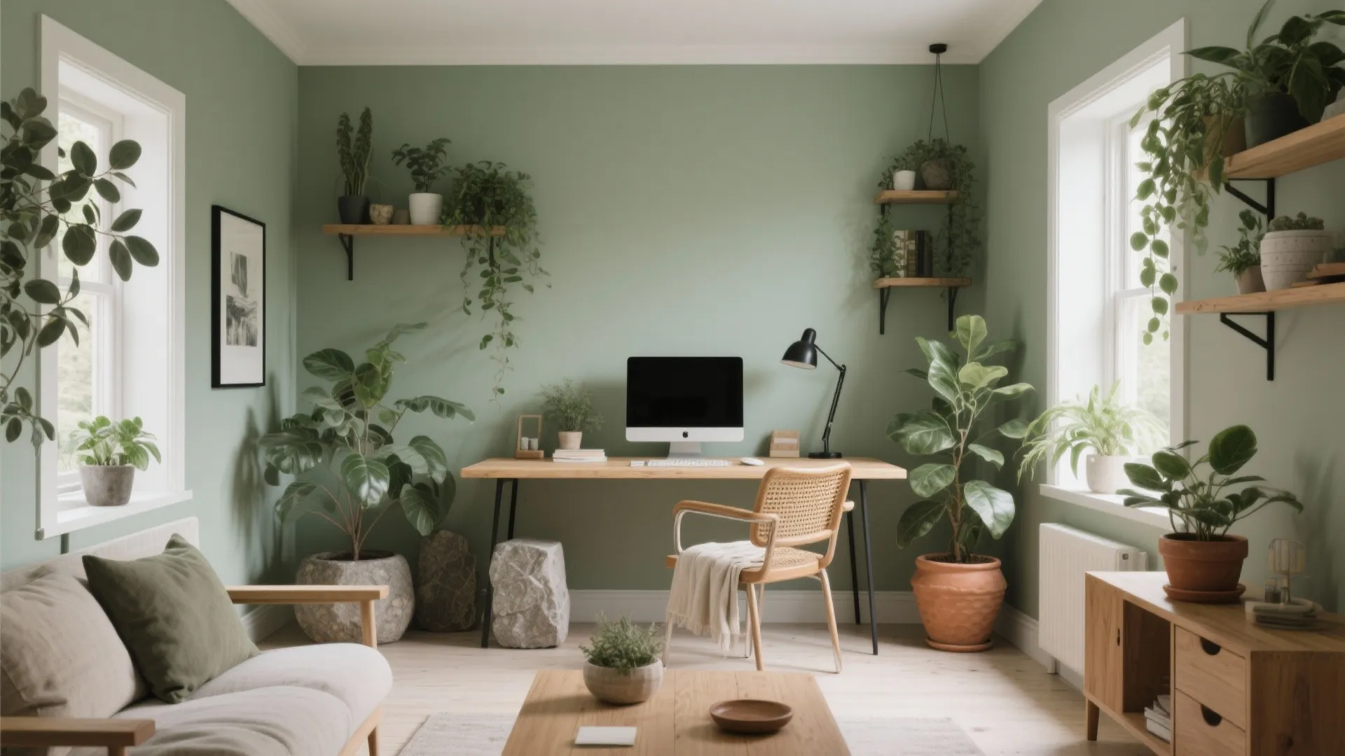 Earthy Greens and Biophilic Palettes