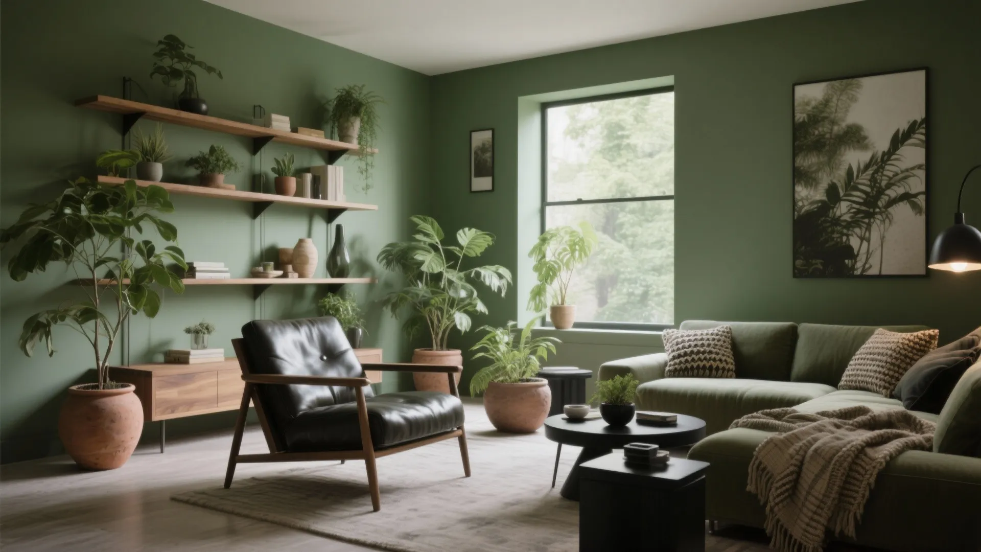 3. Earthy Greens: Olive, Sage, and Moss