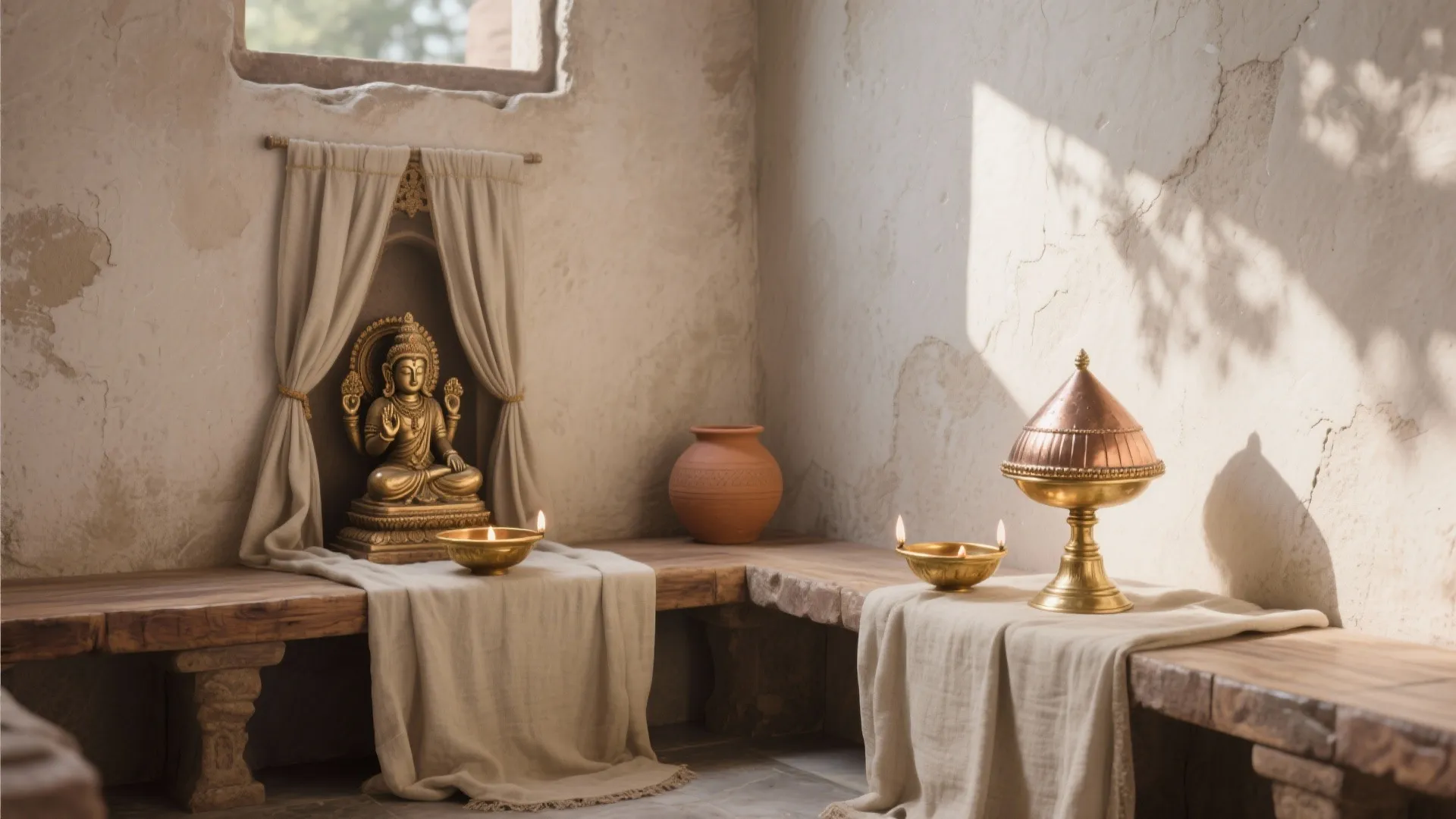 Earthy Neutrals with Textured Limewash