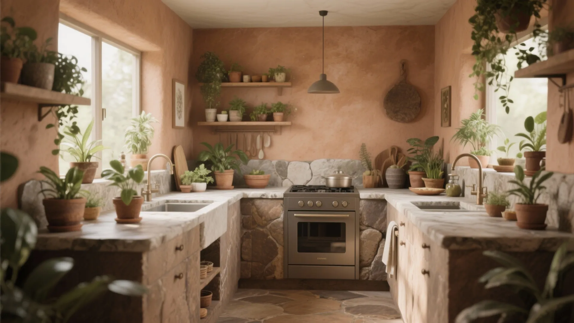 10. Earthy Organic Modern