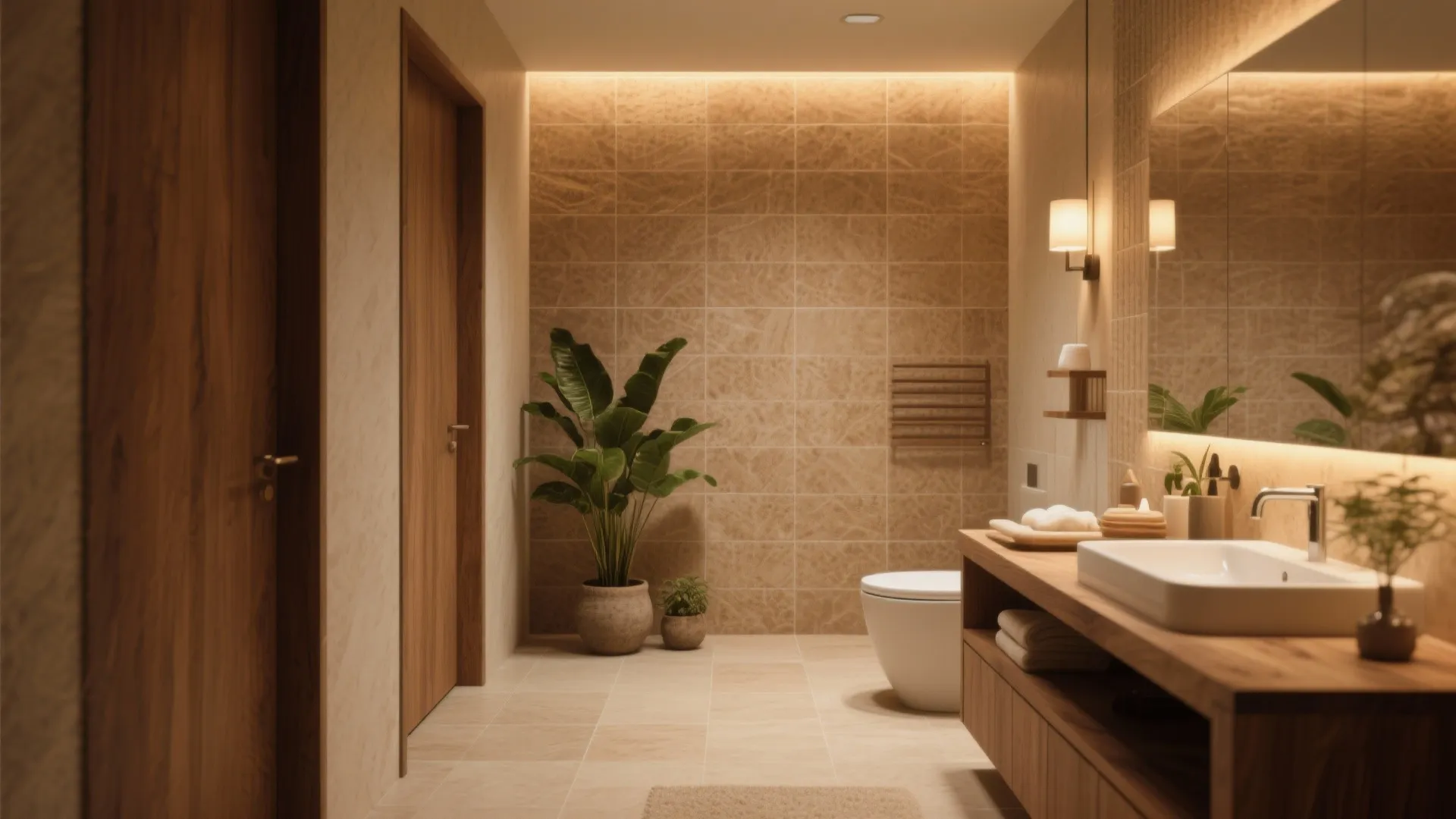 2. Earthy Spa Retreat