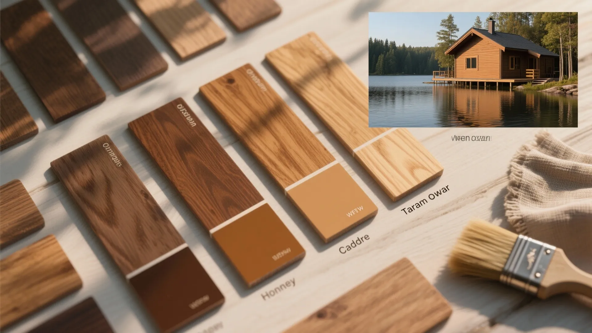 2. Warm Earthy Stains (Natural Look)