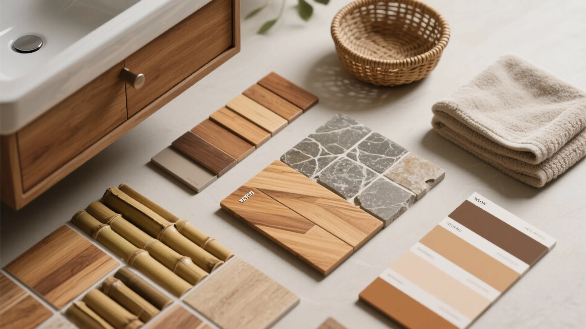 2. Earthy Materials & Textures