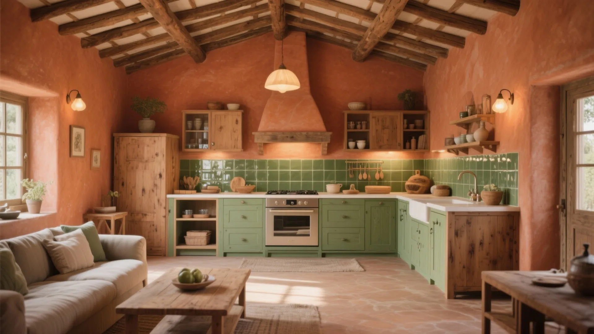 Earthy Tones for Warmth