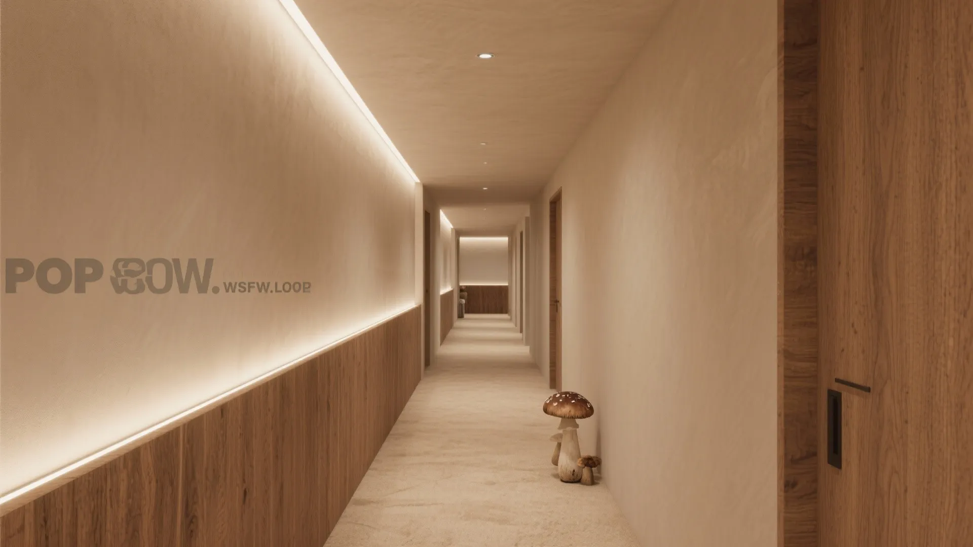 Earthy Palette with Wood-Effect POP and Linear Light