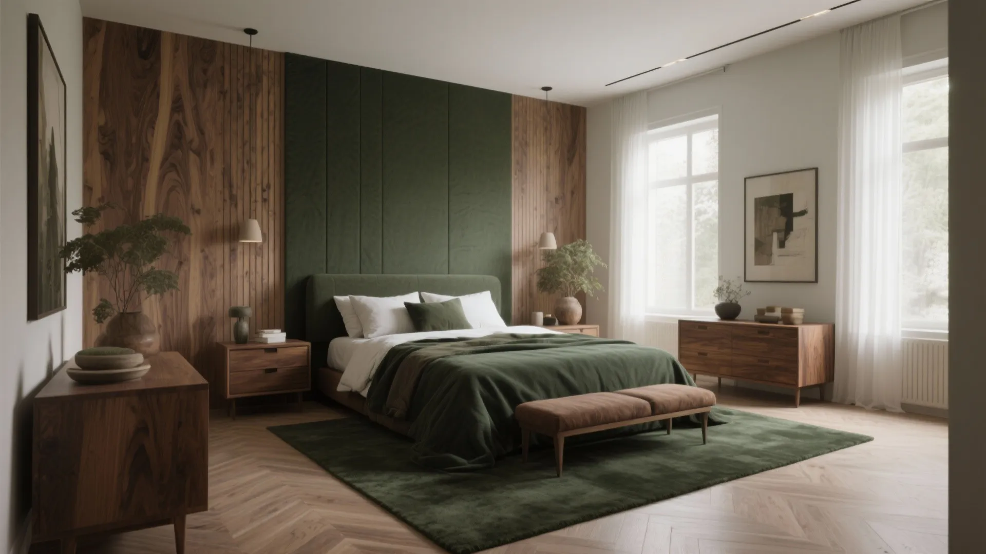 8. Earthy Wood Tones