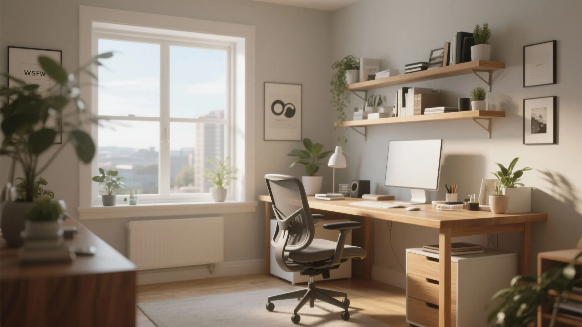 North or East Facing Desk Placement