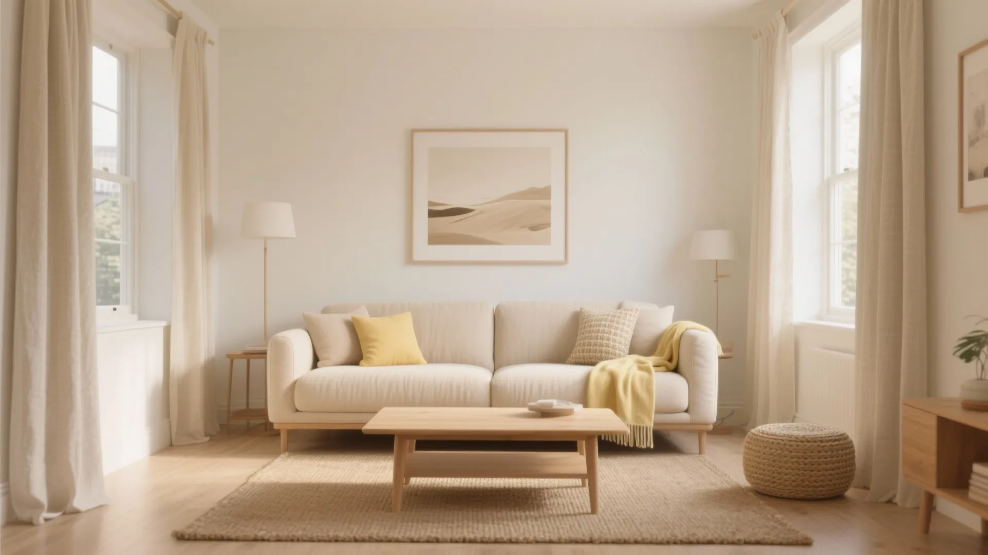 Calm Neutrals for East/North Living Rooms