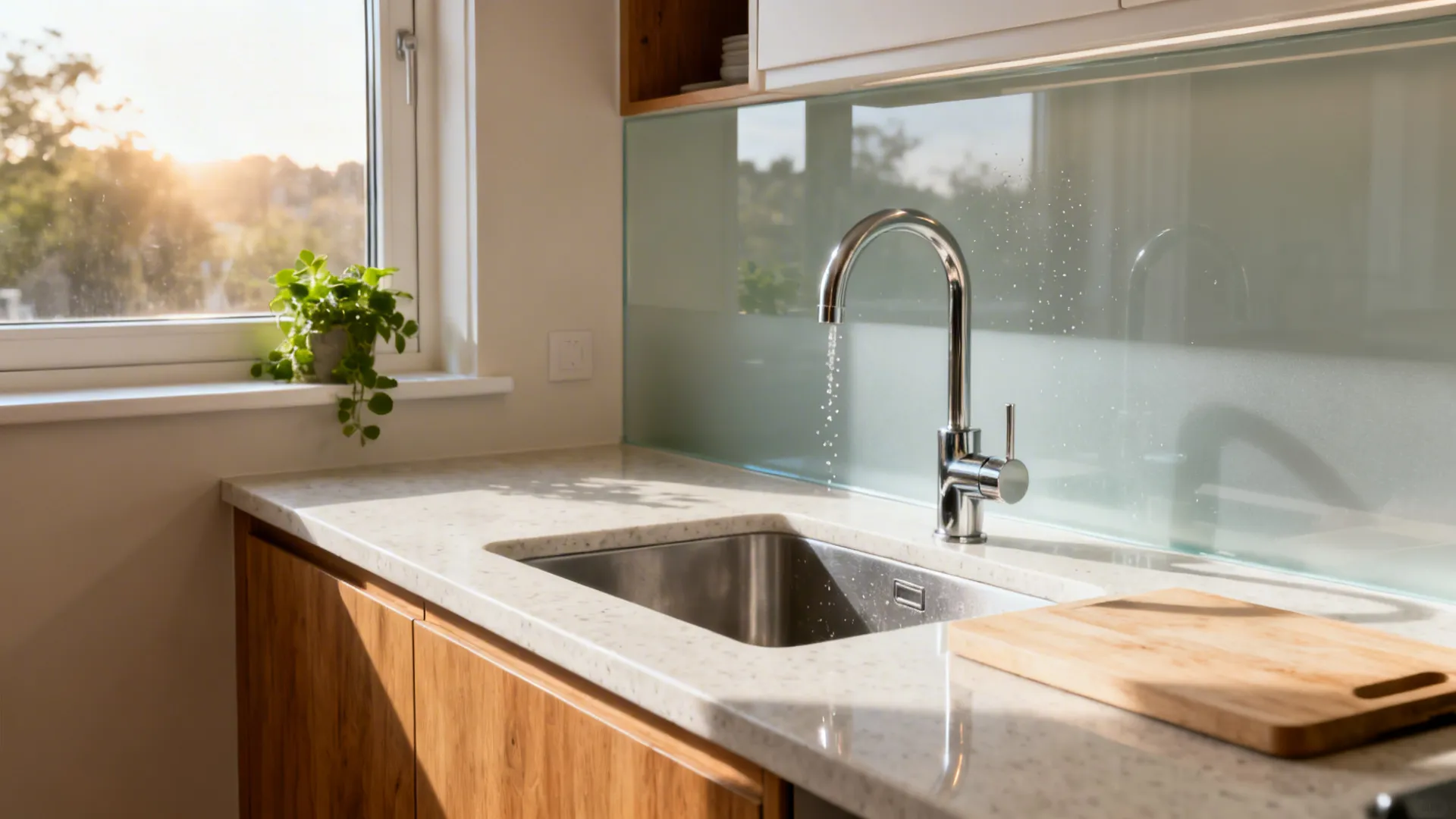 Sunlit Prep Zone Near the East Window