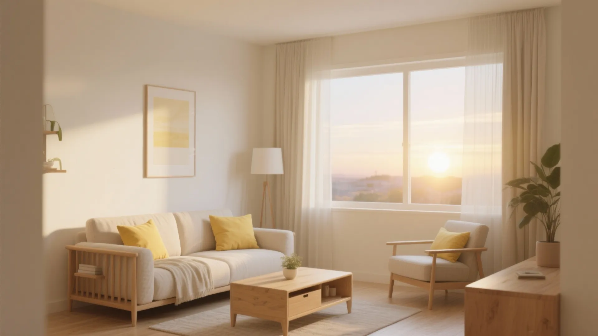 East-Facing Serenity: Soft Whites and Optimistic Yellows