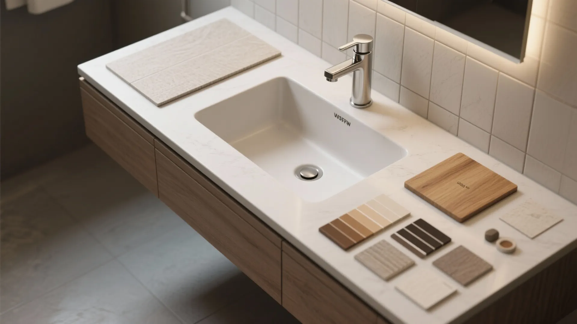 4. Opt for easy-clean materials around the sink