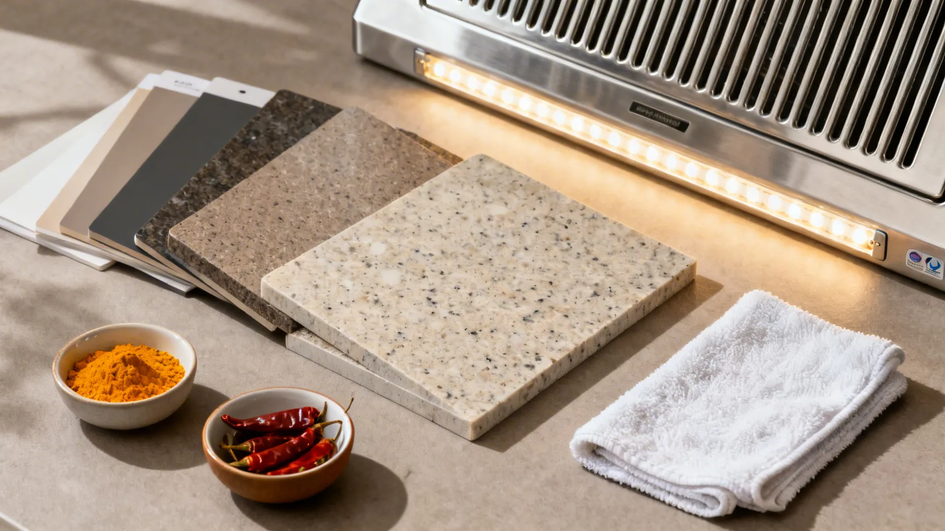 5) Ventilation, lighting, and easy-clean surfaces