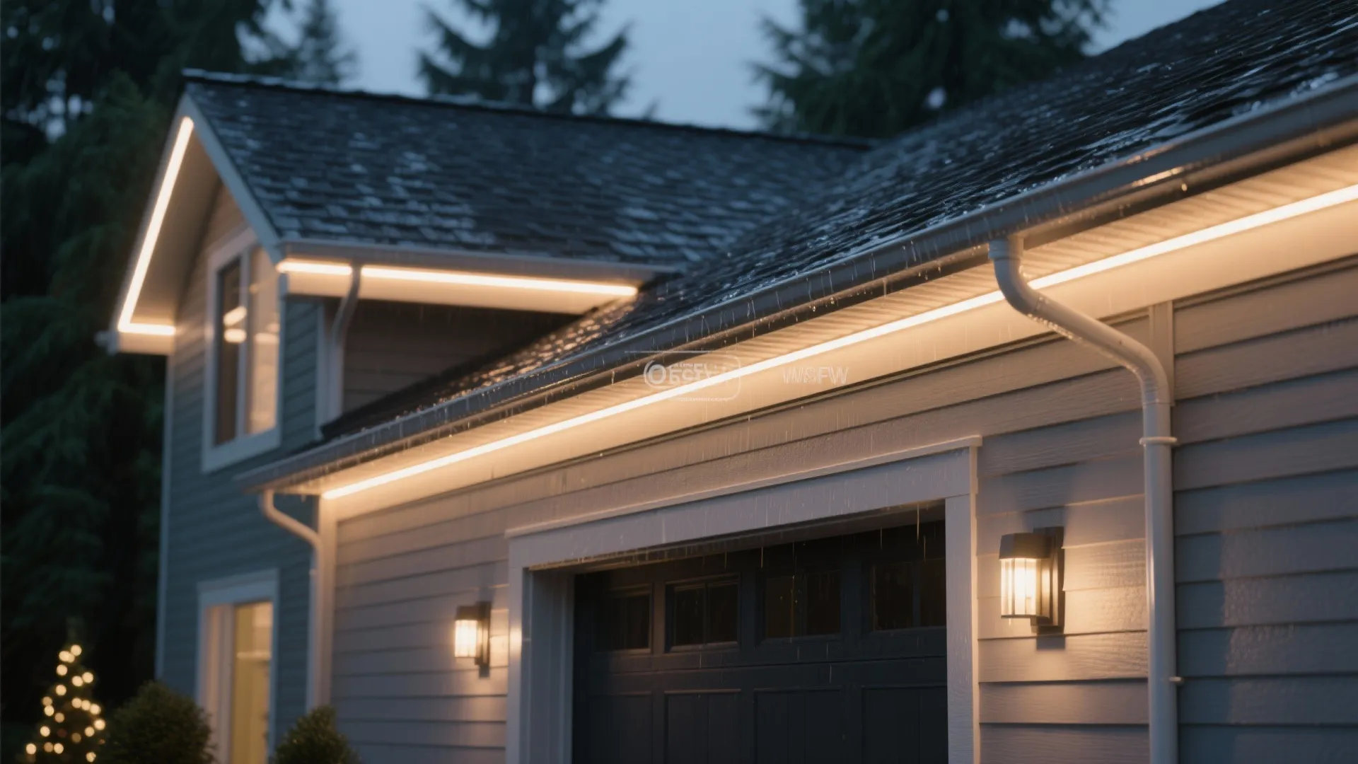 2. Integrated Eave and Soffit Lighting