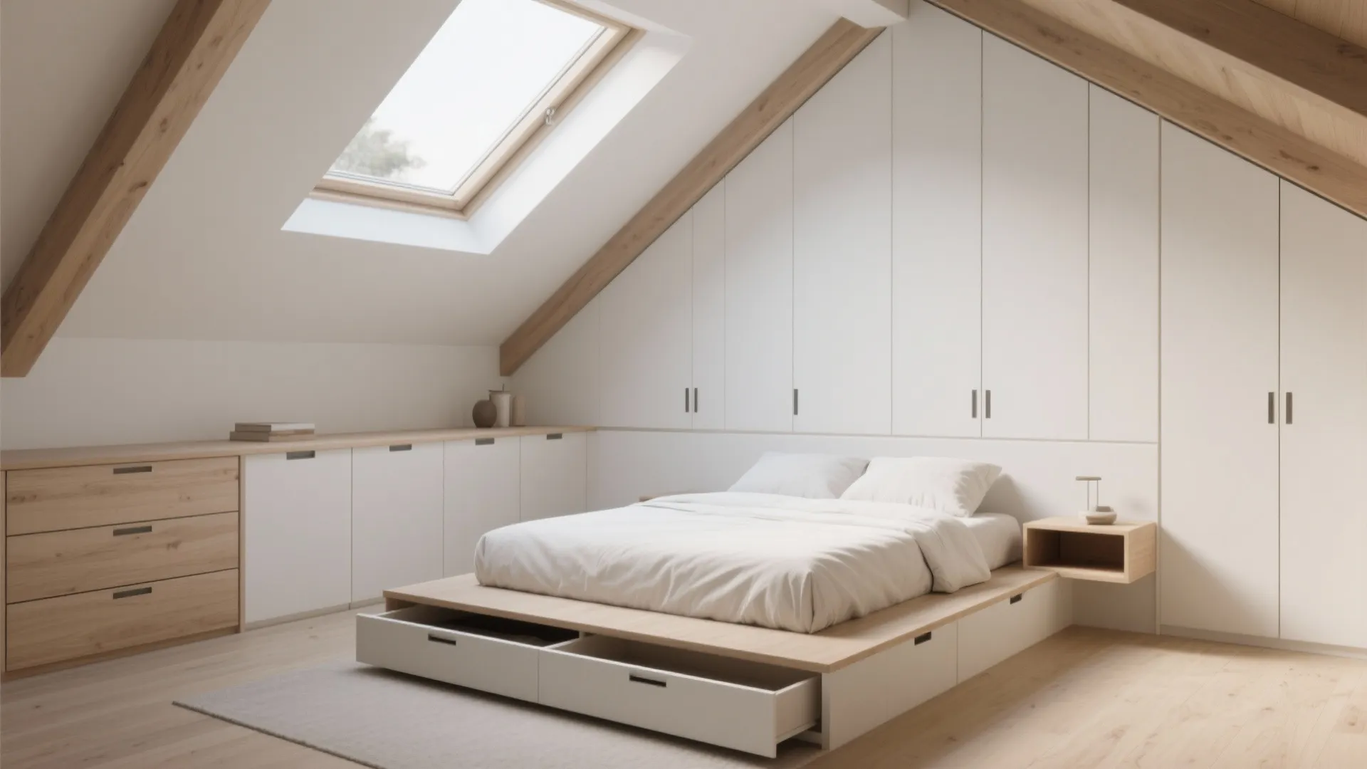 Built-ins Beneath the Eaves