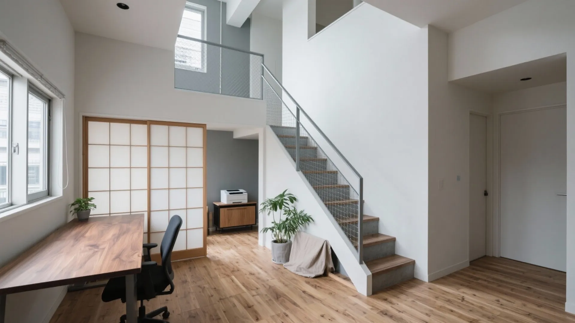 恵比寿の賃貸メゾネット事務所｜小さな空間を活かす5つの設計術: 東京のメゾネットで“働く×暮らす”を両立させる、日式動線と収まりの工夫