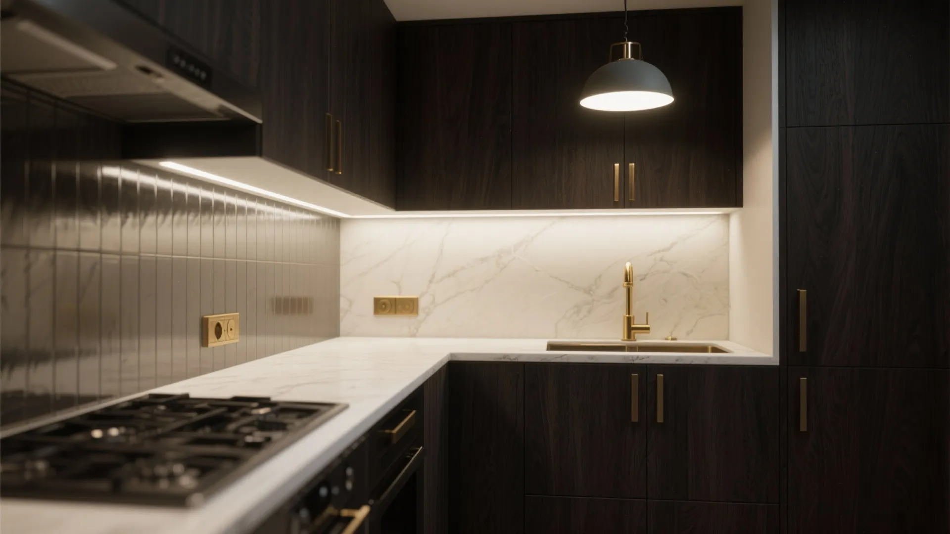 5. Smoked or ebonized oak for contrast