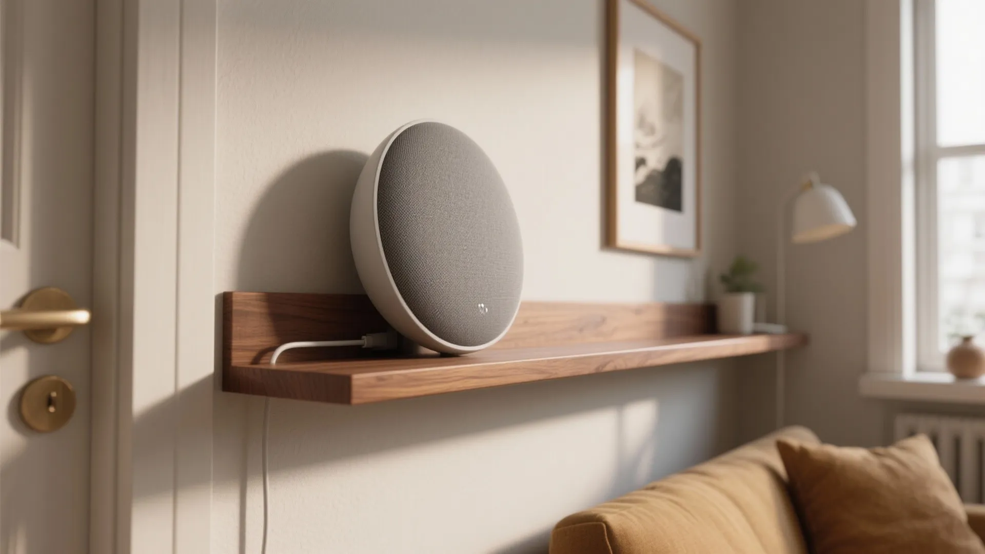 DIY Echo Dot Wall Mount - 5 Easy Ideas: Creative, space-saving Echo Dot wall mount ideas I use in small homes