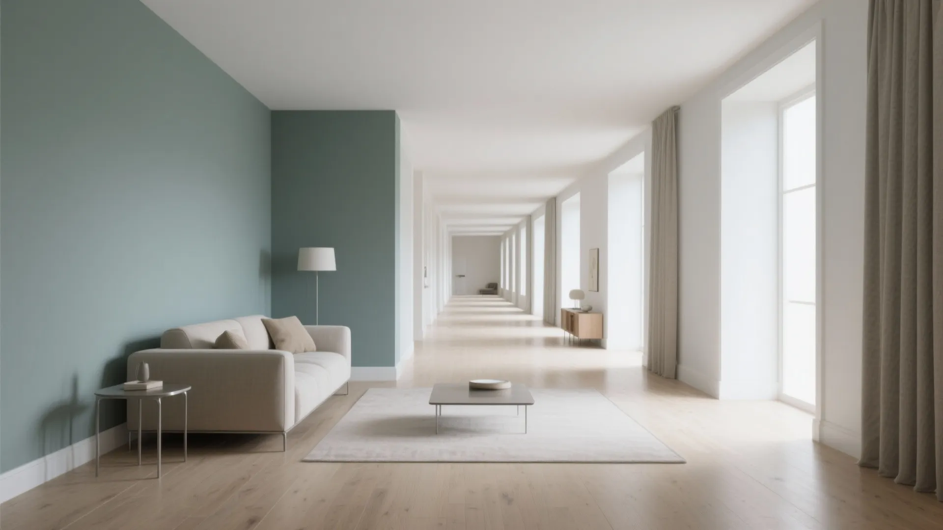 4) Opposite-Wall Echo: Subtle Color on Facing Walls