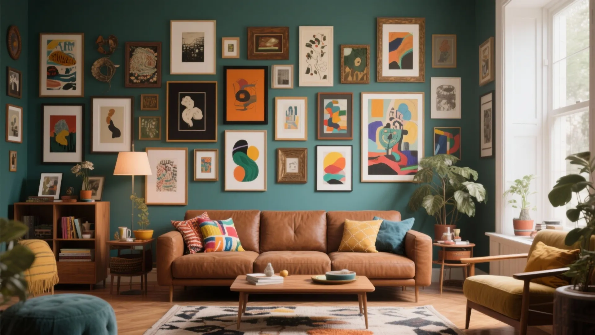 10. Eclectic Art Collector’s Space
