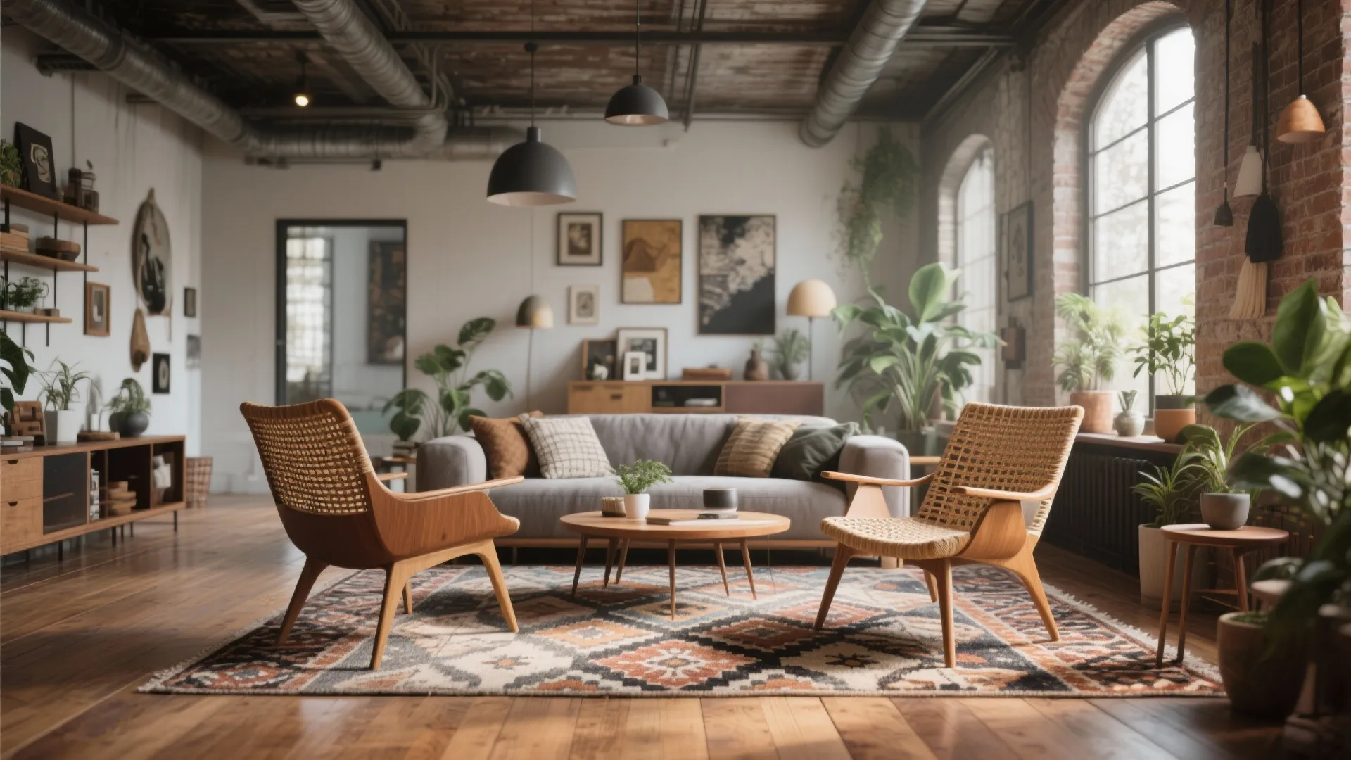 2. Mixed-Style Chairs for an Eclectic Look