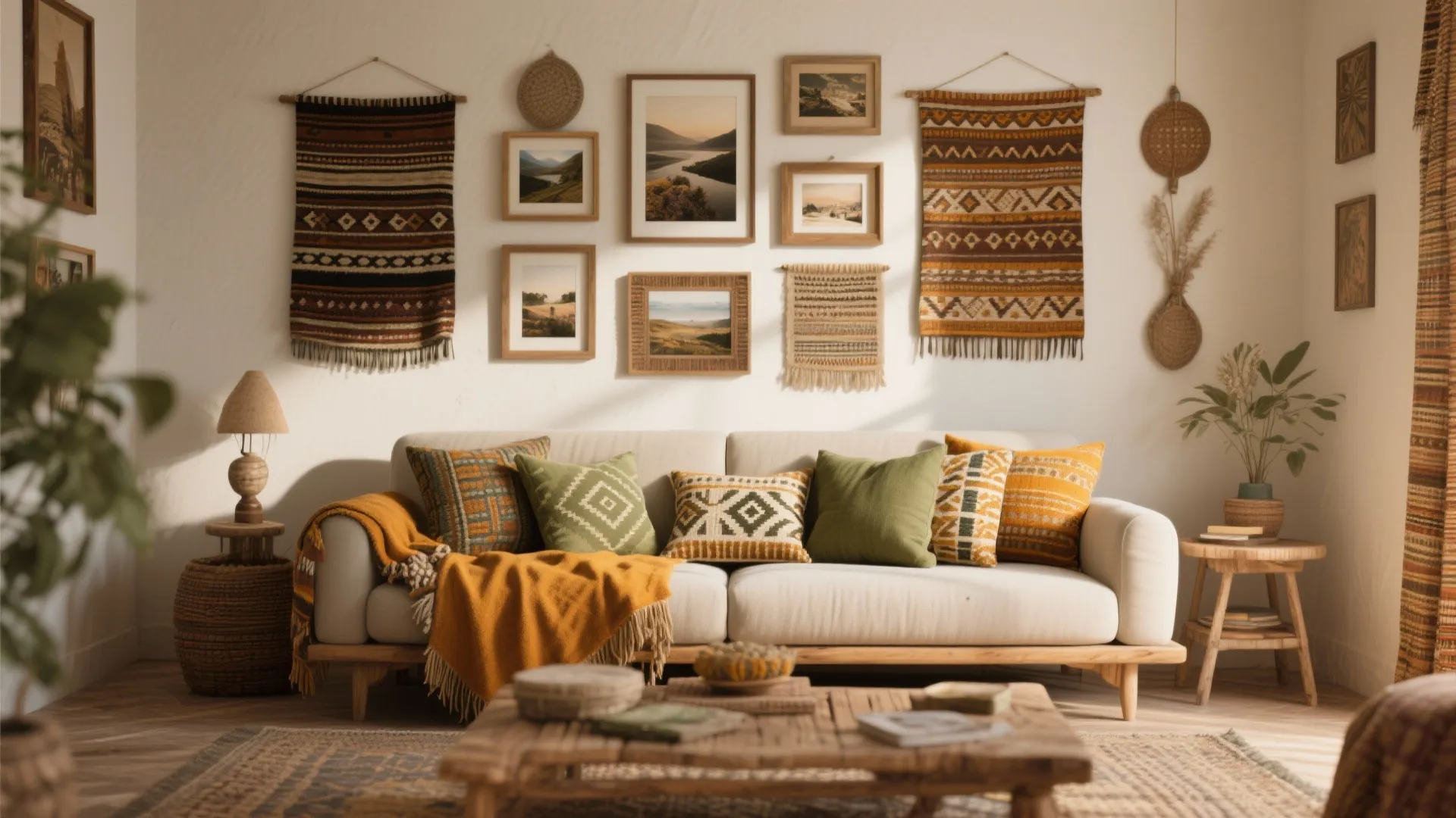 Eclectic, Global-Inspired Textiles and Art