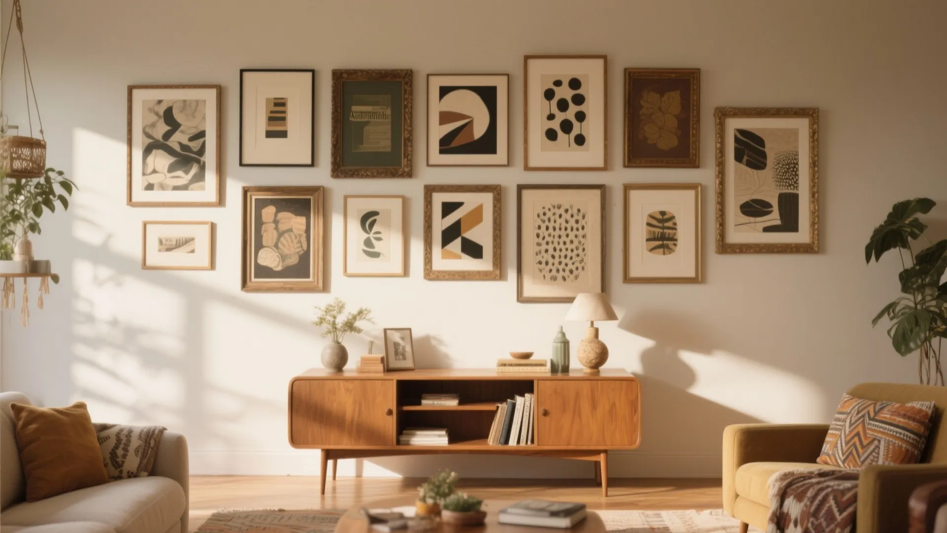 3. Eclectic Gallery Wall